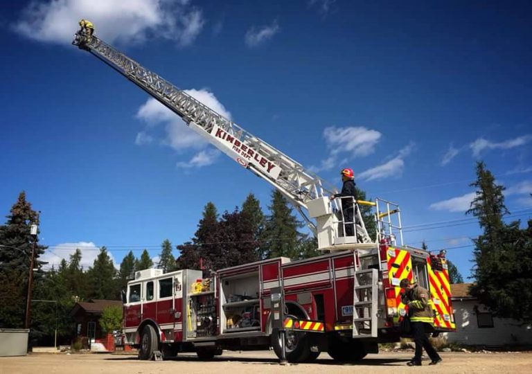 Kimberley Fire Department Responds to Gas Leak