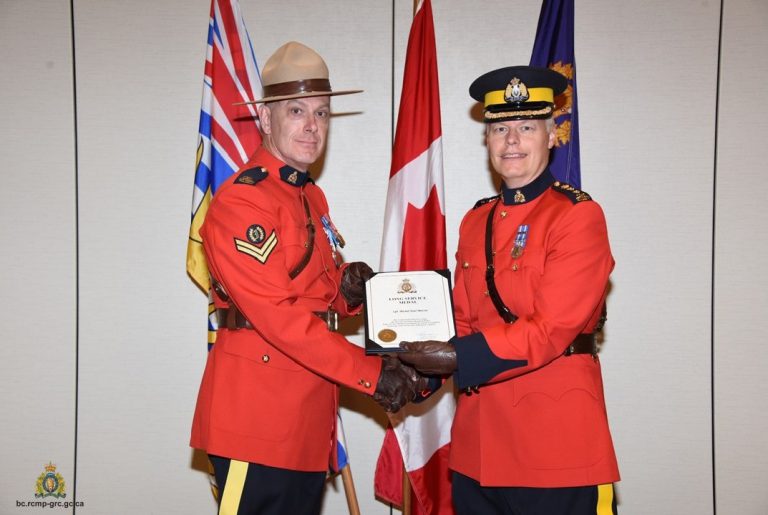Cranbrook RCMP Member Receives Peacekeeping Medal