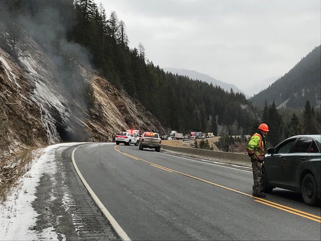 Emergency Services Respond to Highway 3 Car Fire