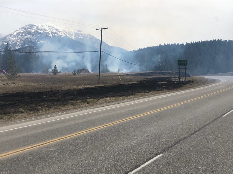 Firefighters Extinguish Grass Fire Near Elko Saturday Afternoon