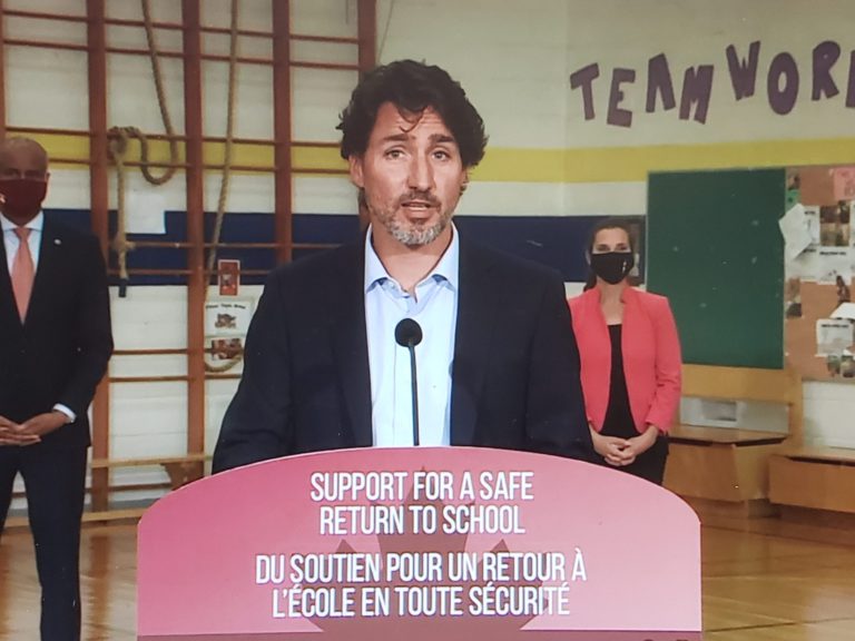 Ottawa announces $2-billion for provinces and territories to help with safe return to school