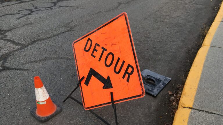 Utility work impacting Elkford traffic