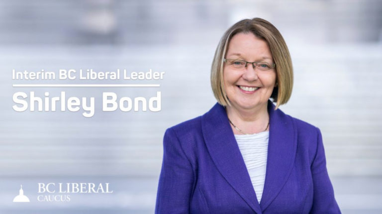 Shirley Bond named Interim Leader of BC Liberals