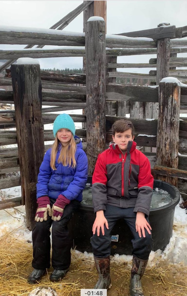 Wasa and District 4-H-Winter 2020 Annie and Nate Morrison