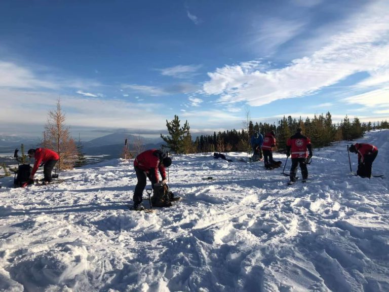 Cranbrook SAR aid injured snowmobiler near Lumberton