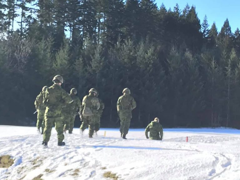 Army reservists from Cranbook to conduct winter exercise near Trail