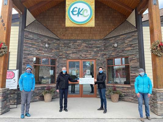 EKC donates $10,000 to Fernie Nordic Society