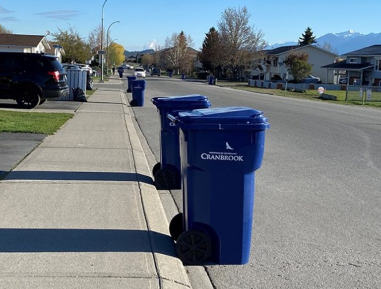 Over 480 tonnes of material collected in one year of Cranbrook’s curbside recycling