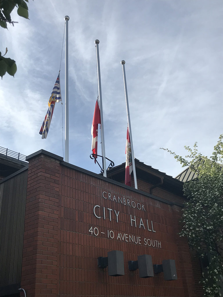 Municipal flags lowered in honour of 215 Indigenous children