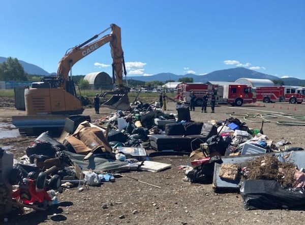 Garbage fire closes Cranbrook Transfer Station