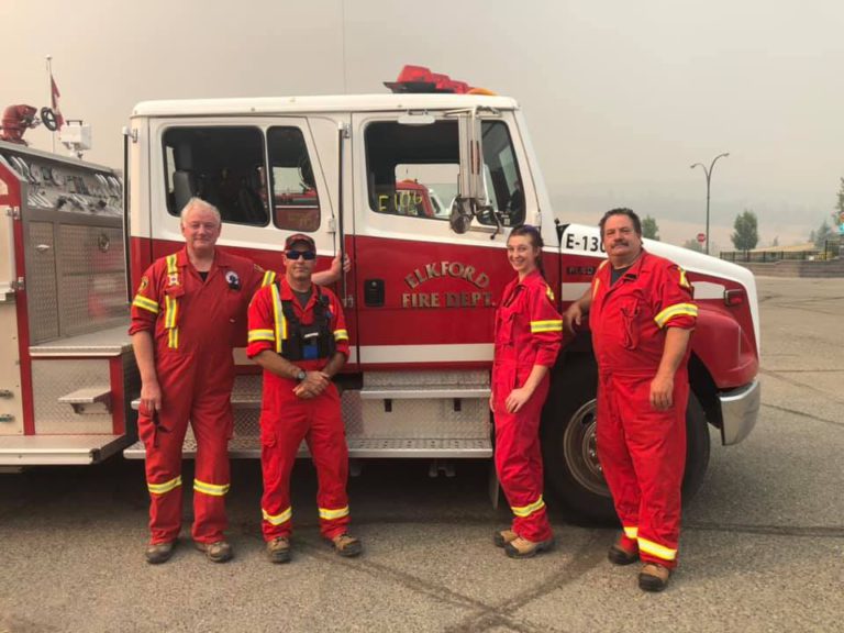 Elkford firefighters dispatched to Tremont Creek wildfire