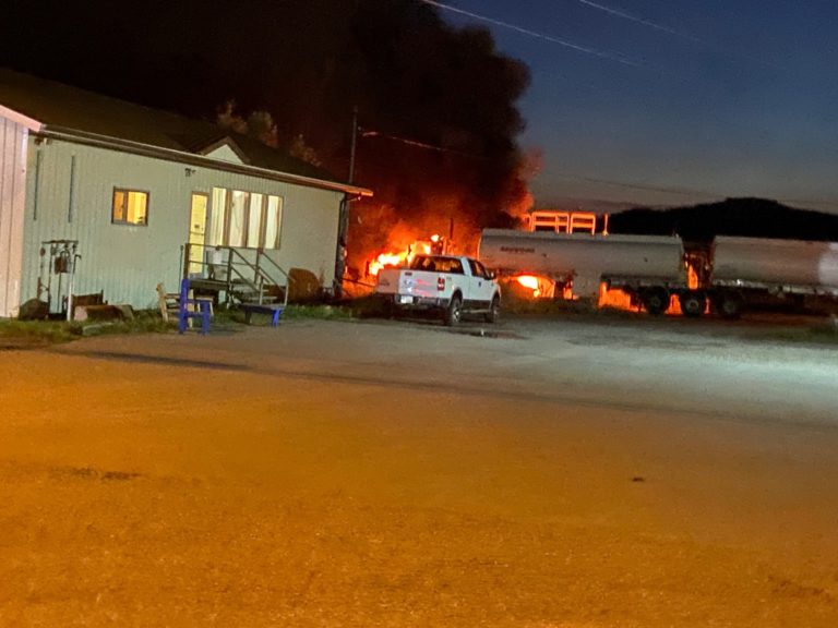 South Country Firefighters respond to Elko tanker truck fire