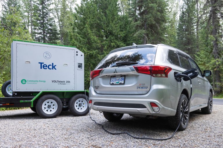 Largest mobile EV charger in Canada launches in Elk Valley