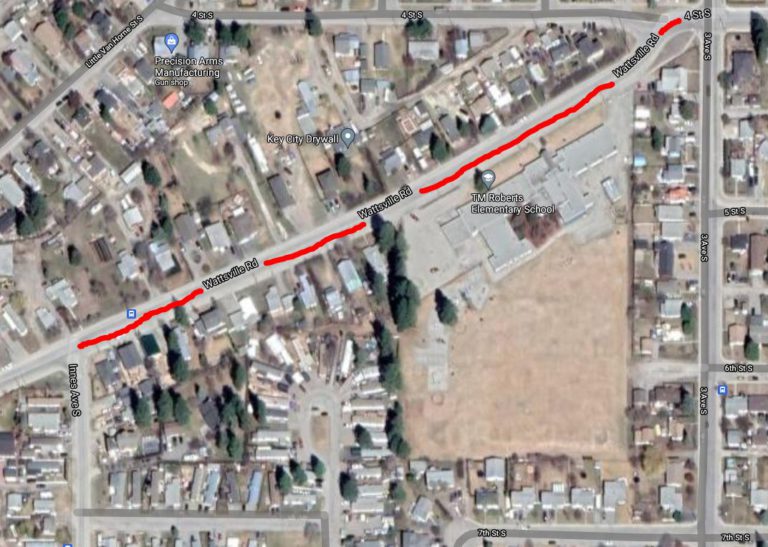 Scheduled road closure for September 1st.