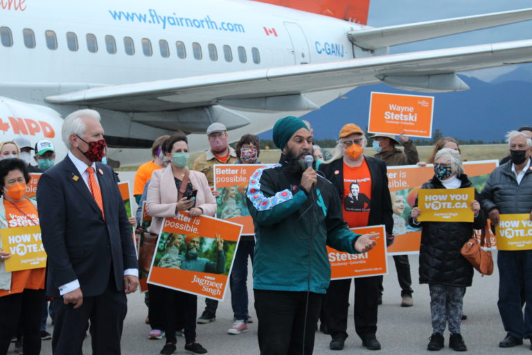 Federal NDP leader visits Kootenay-Columbia supporters
