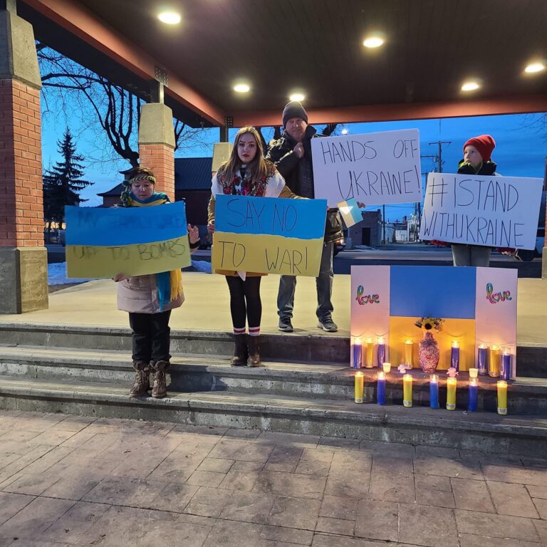 Candlelight Vigil for Ukraine