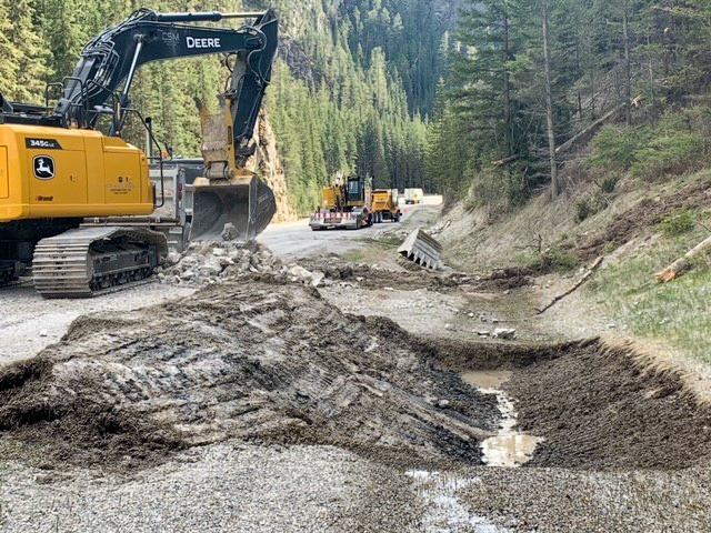 Improvements being made after boulder fell on Highway 93