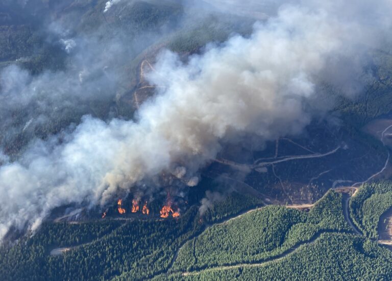 Area restriction rescinded for Connell Ridge blaze