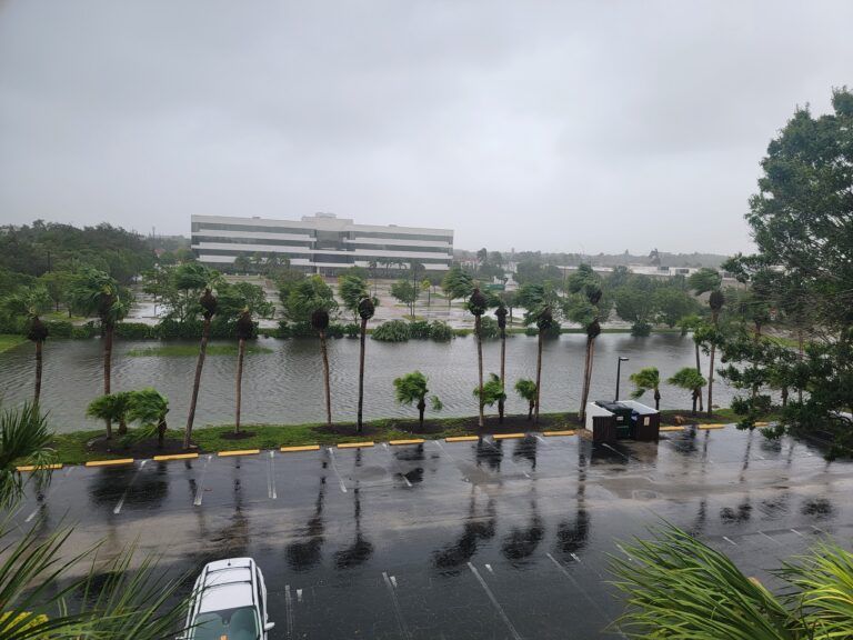 Kurt Swanson, Naples Florida, Reporting on Hurricane Ian