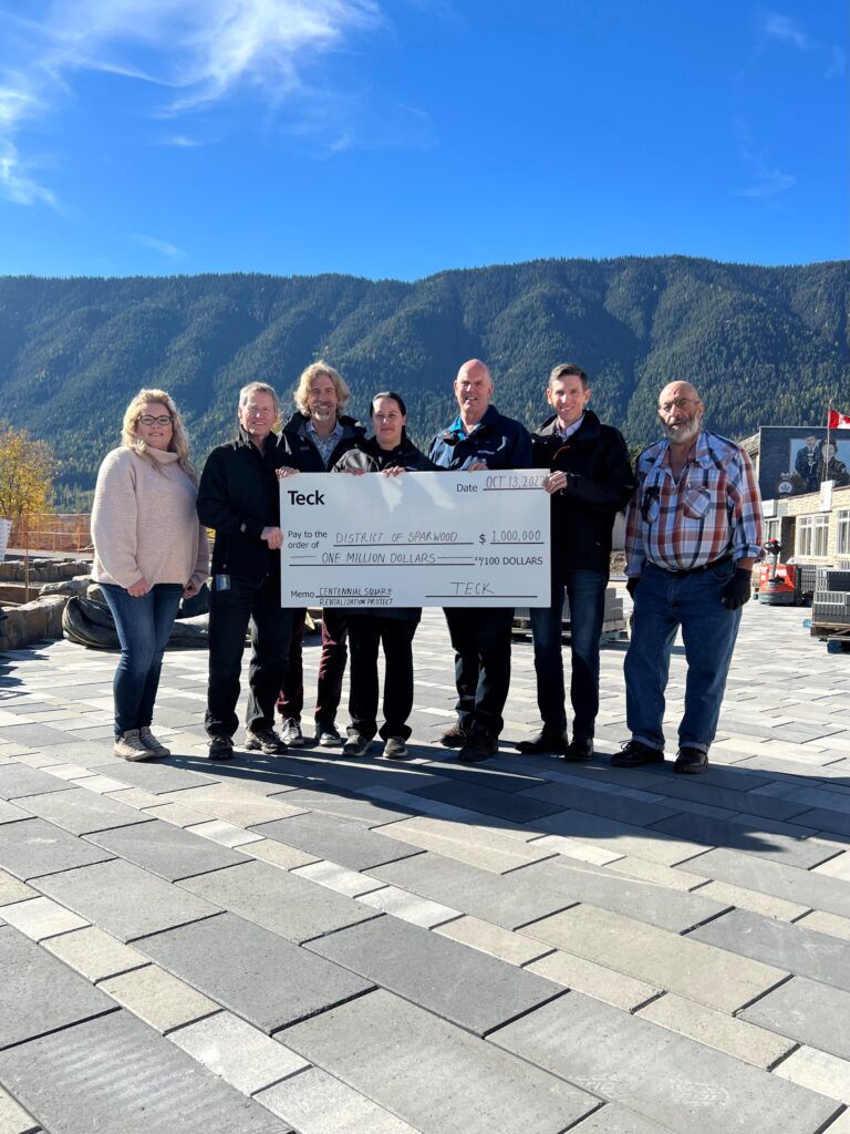 Sparwood’s Centennial Plaza project receives $1-million boost from Teck