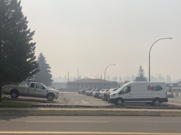 Cranbrook area under smokey skies bulletin