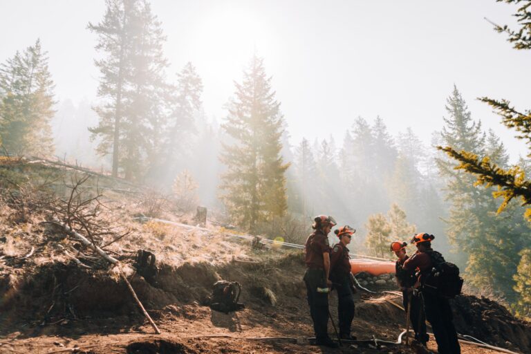 Out of control fire active in Top of the World Provincial Park
