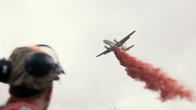Out-of-control wildfire sparked northeast of Radium