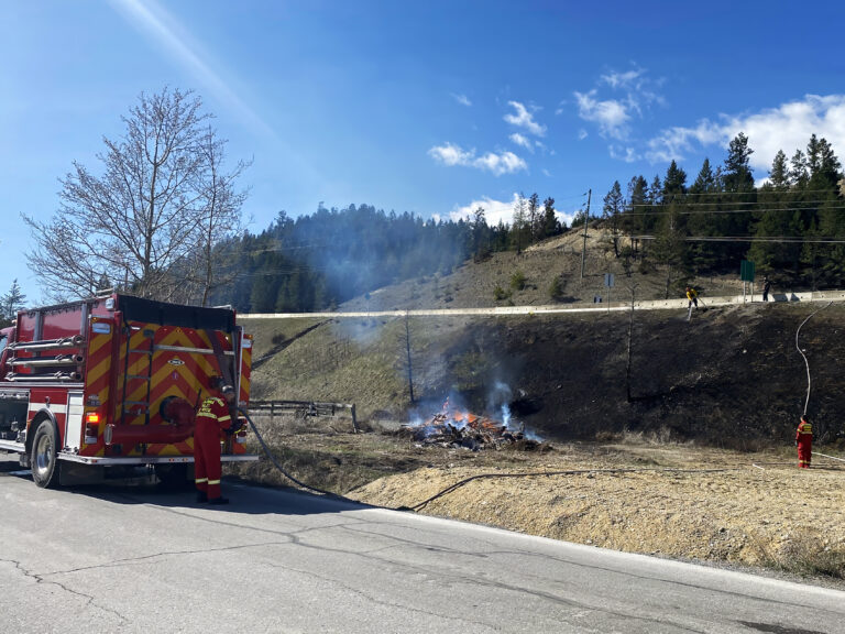 Columbia Valley firefighters take down second grass fire in eight days