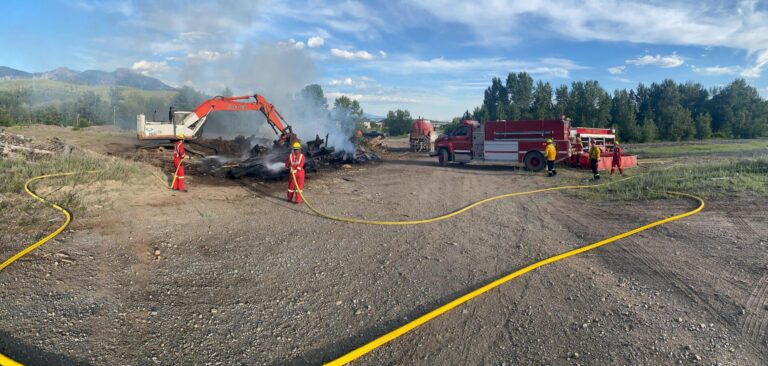 South Country firefighters extinguish fire at old Galloway Mill site