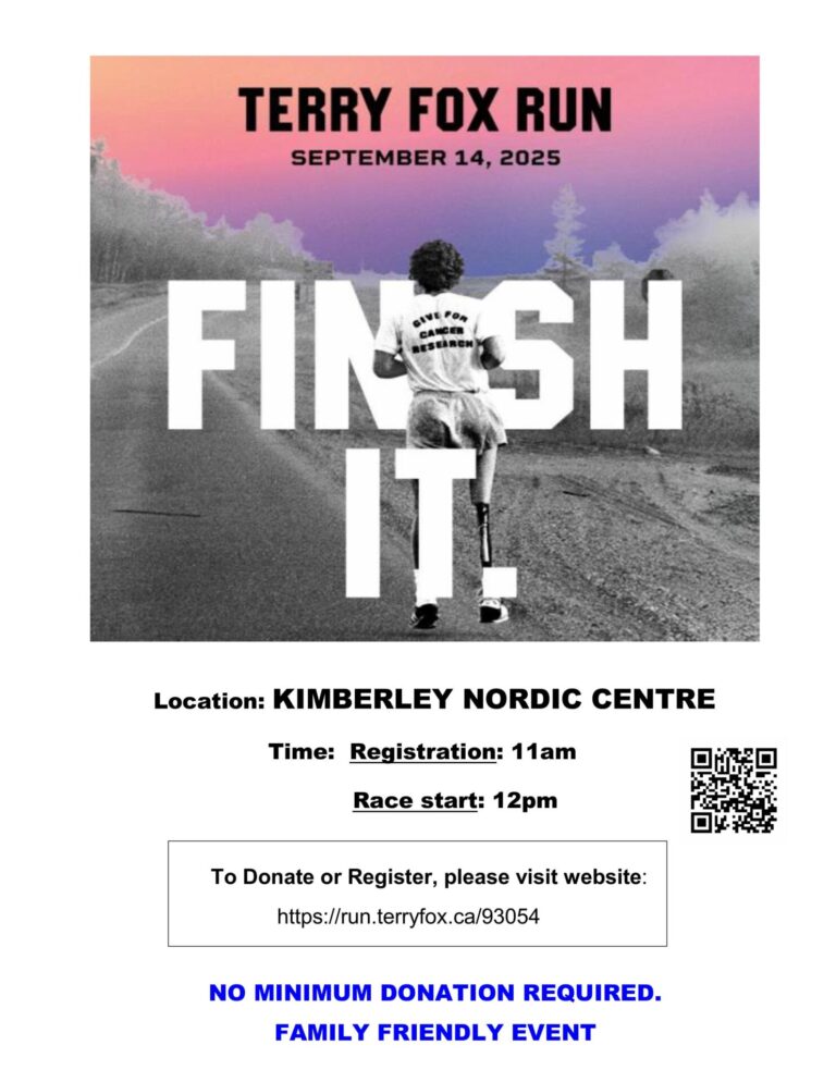 Kimberley Terry Fox run Kimberley Terry Fox run