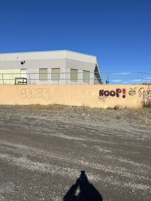 Elk Valley graffiti (Supplied by Elk Valley RCMP)